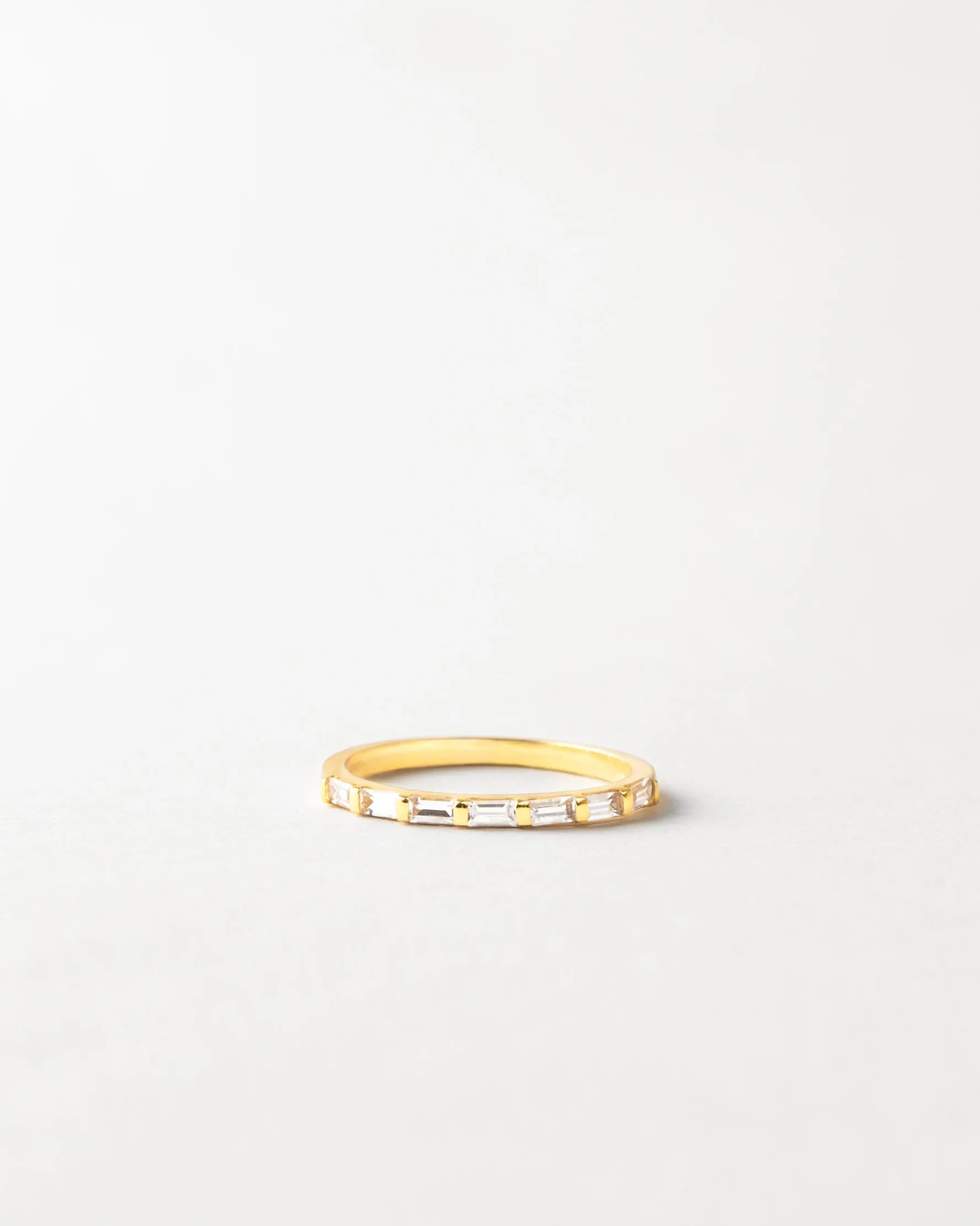 Deco White Sapphire Ring sold by GLDN