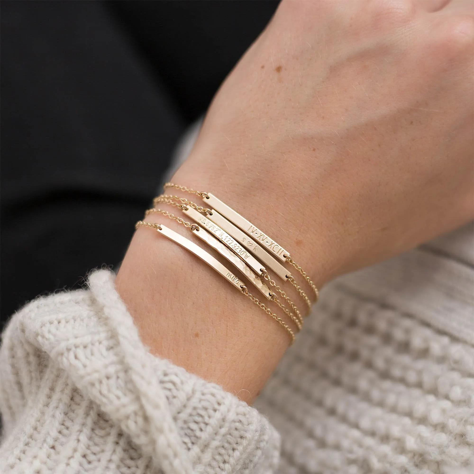 Getty Bar Bracelet sold by GLDN product image thumbnail 5