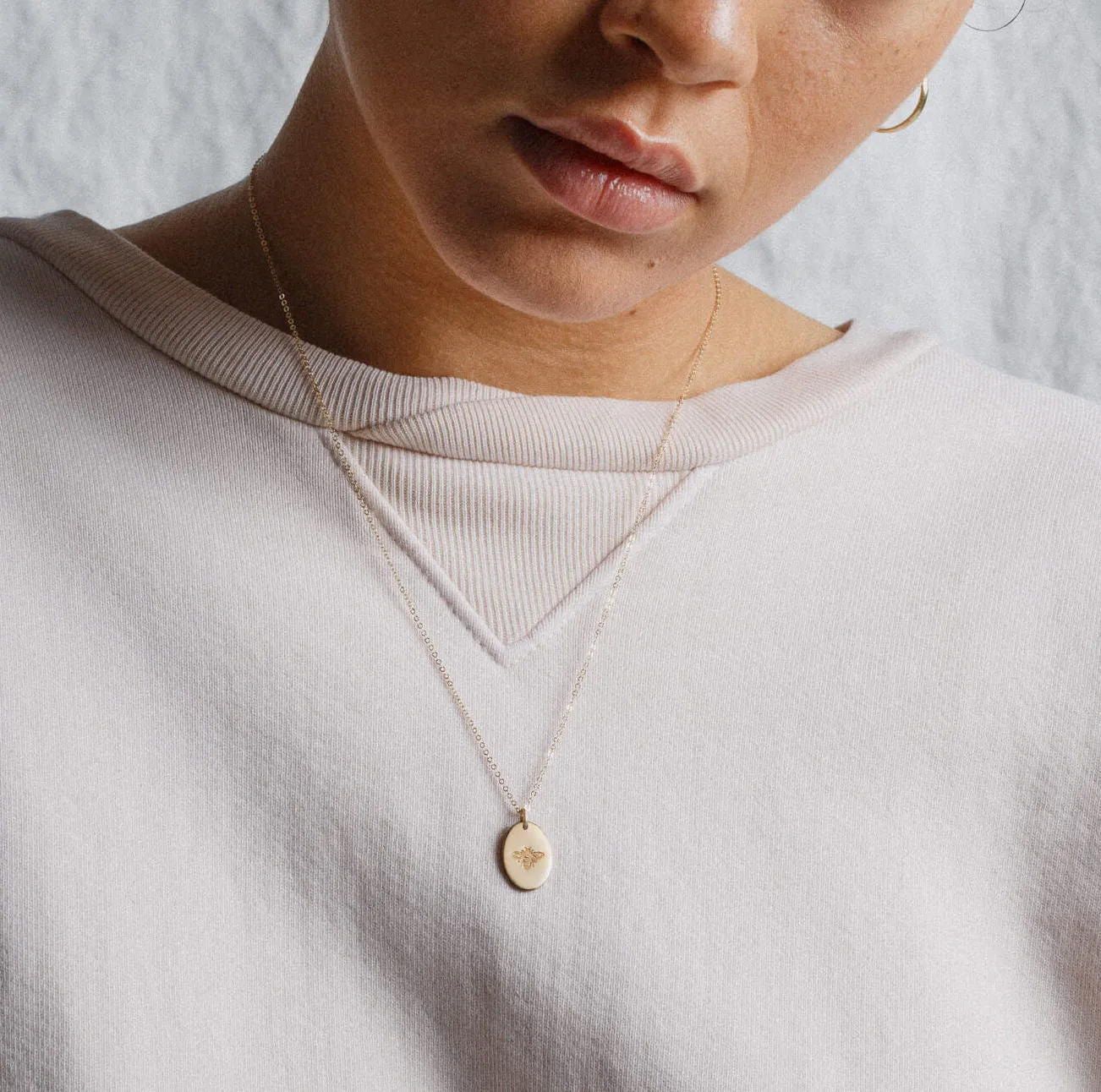 Honey Bee Necklace sold by GLDN product image thumbnail 5