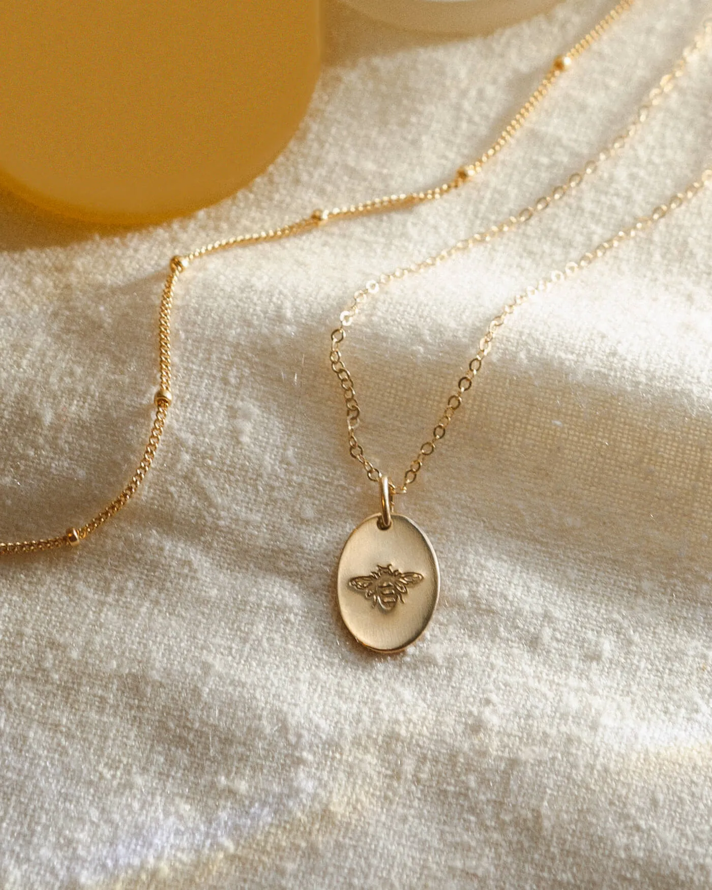 Honey Bee Necklace sold by GLDN product image thumbnail 3