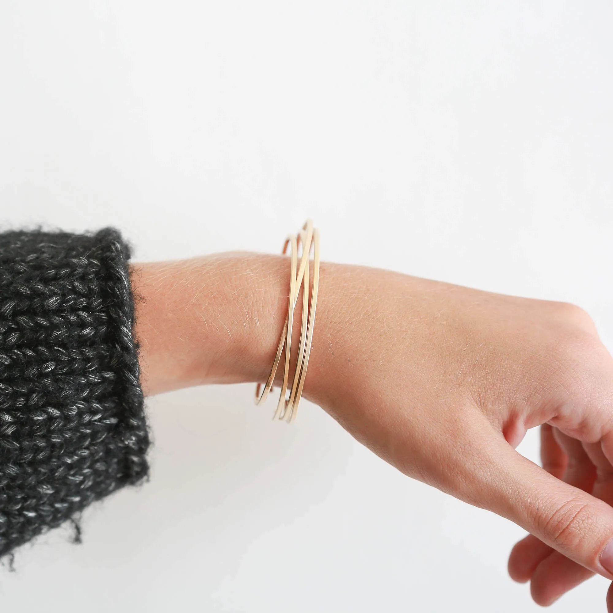 Thin Cuff Bracelet sold by GLDN product image thumbnail 3