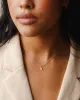 Dainty Serif Initial Necklace sold by GLDN