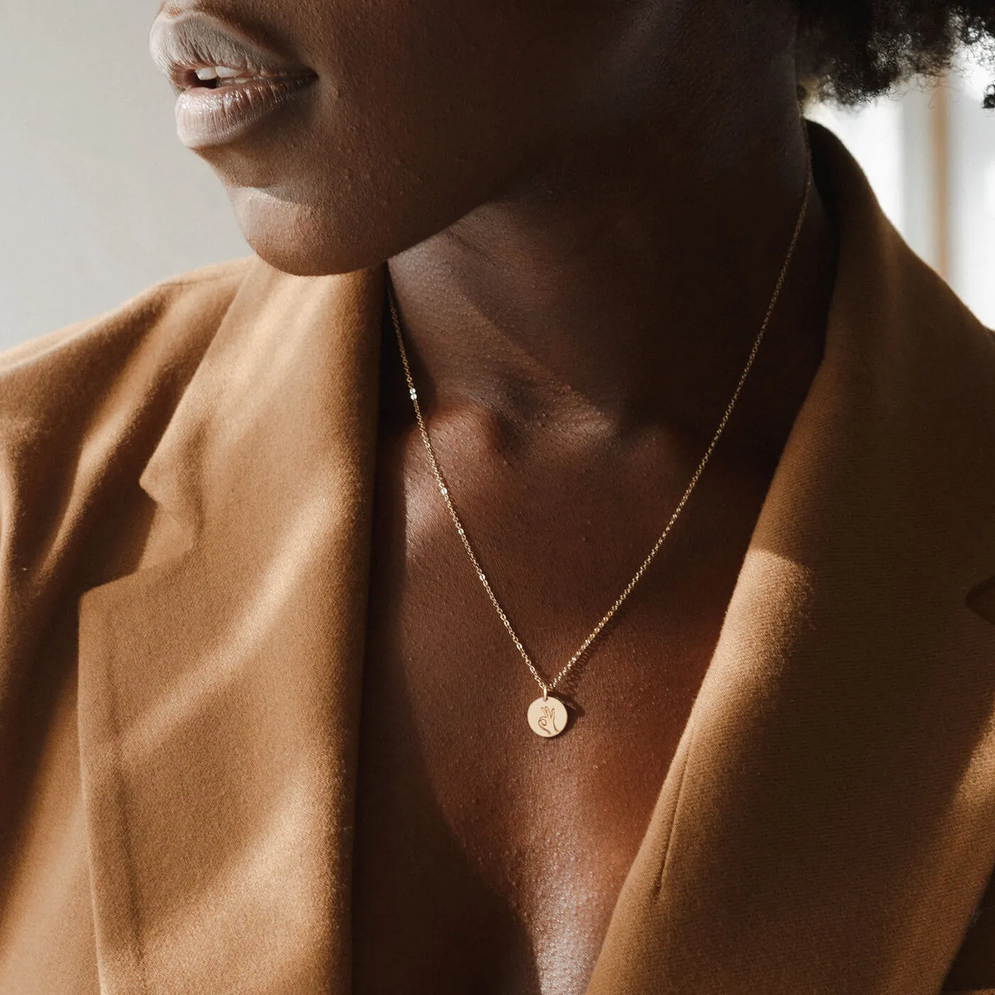 Okay Necklace sold by GLDN product image thumbnail 4