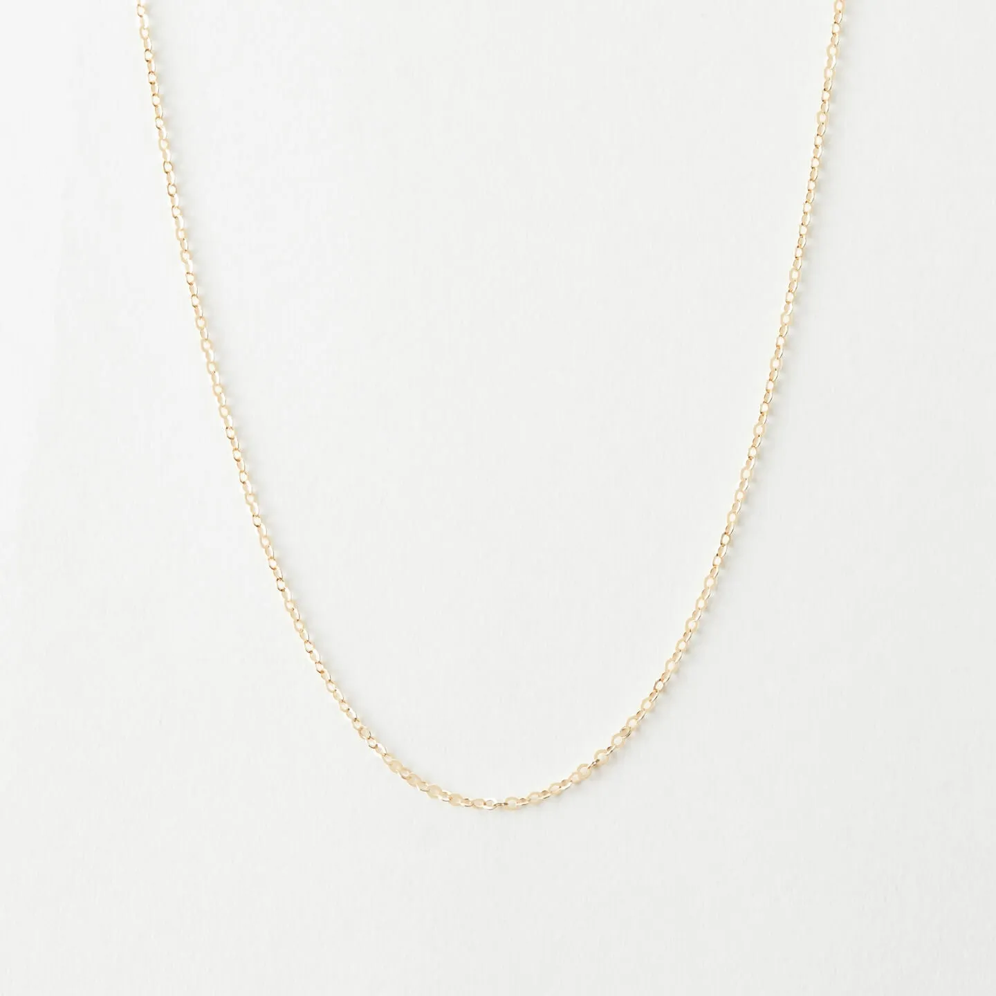 Solid Gold Fine Cable Chain sold by GLDN