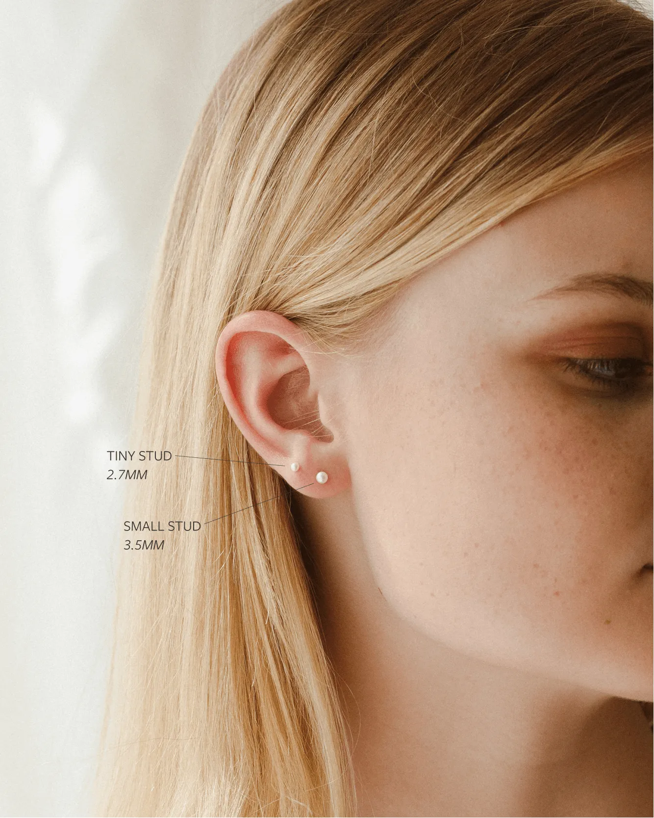 Pearl Studs sold by GLDN product image thumbnail 5