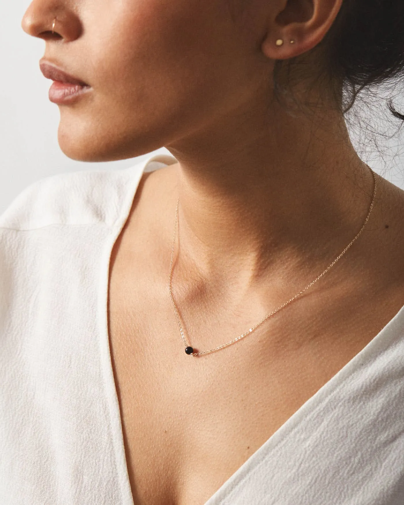 Solo Gemstone Necklace sold by GLDN product image thumbnail 4