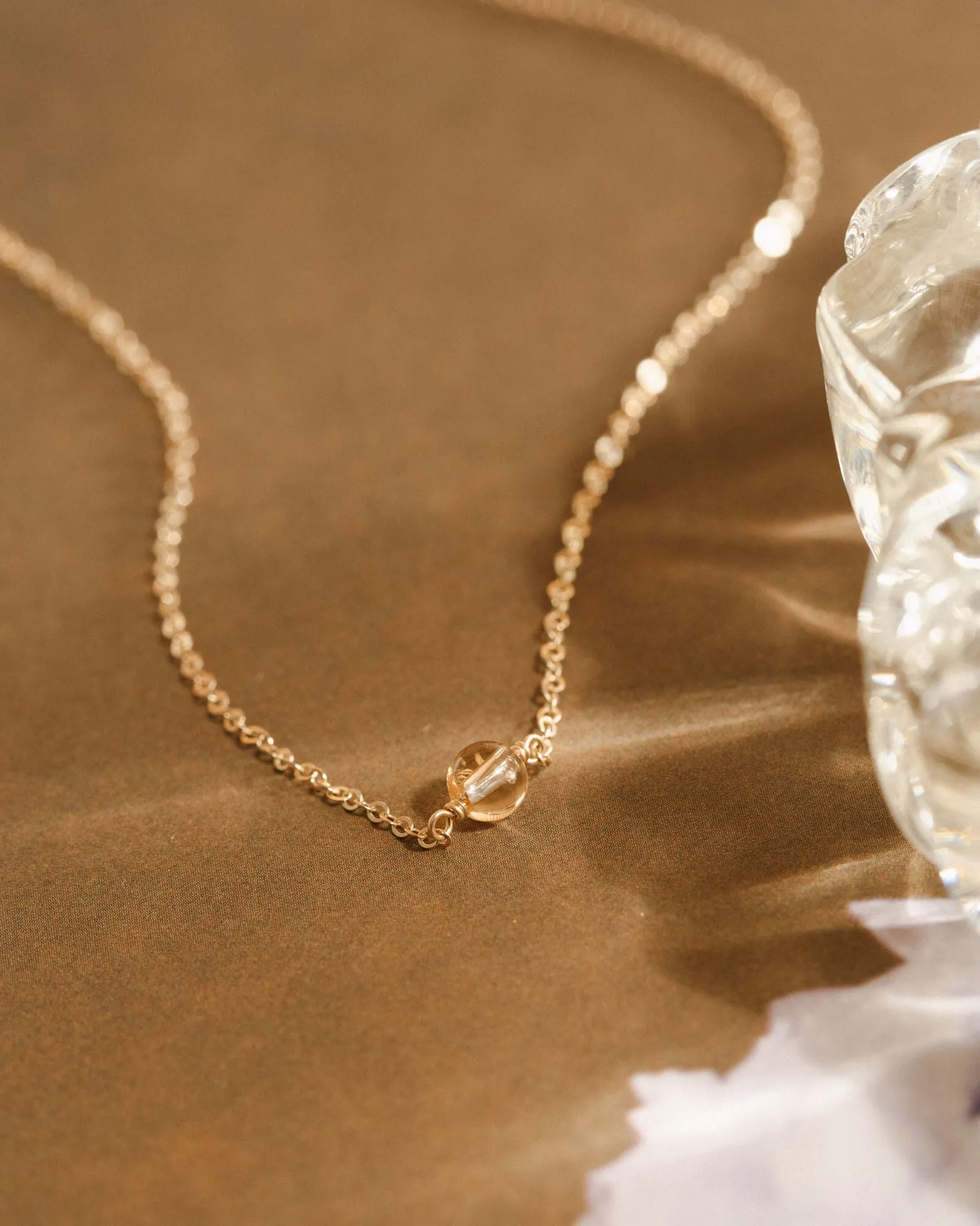 Solo Gemstone Necklace sold by GLDN product image thumbnail 3