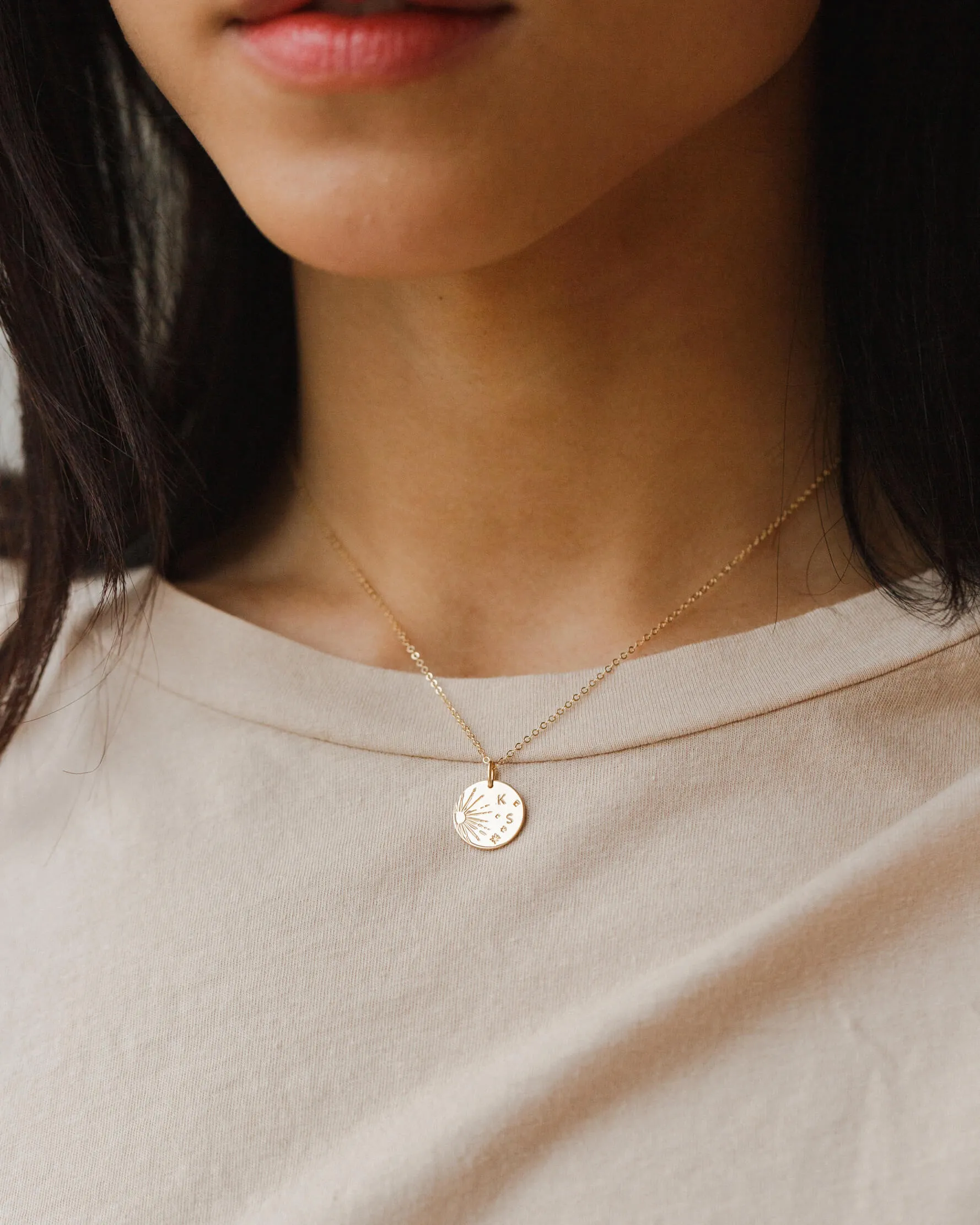 Galaxy Initial Necklace sold by GLDN product image thumbnail 4