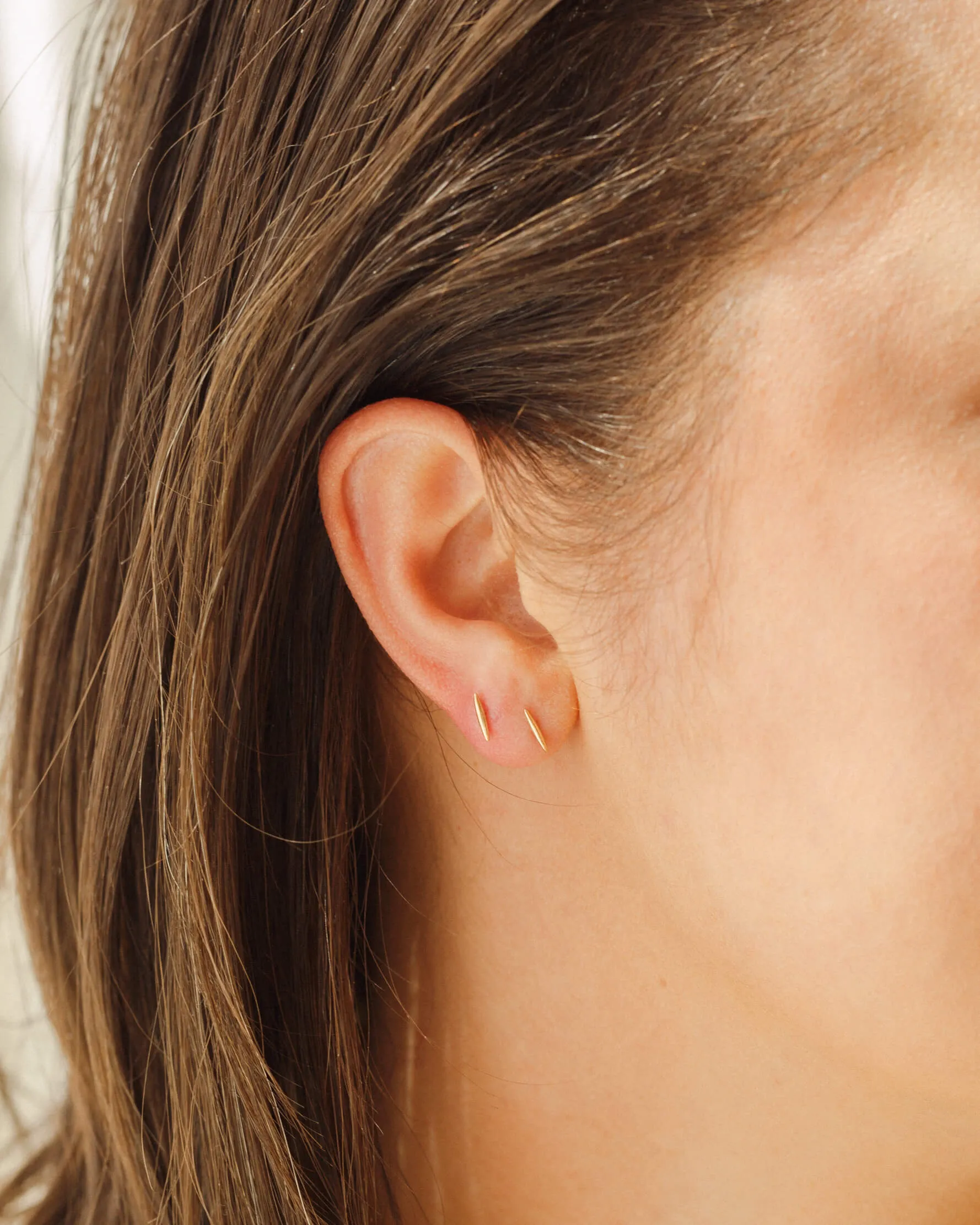 Fine Line Studs sold by GLDN product image thumbnail 5