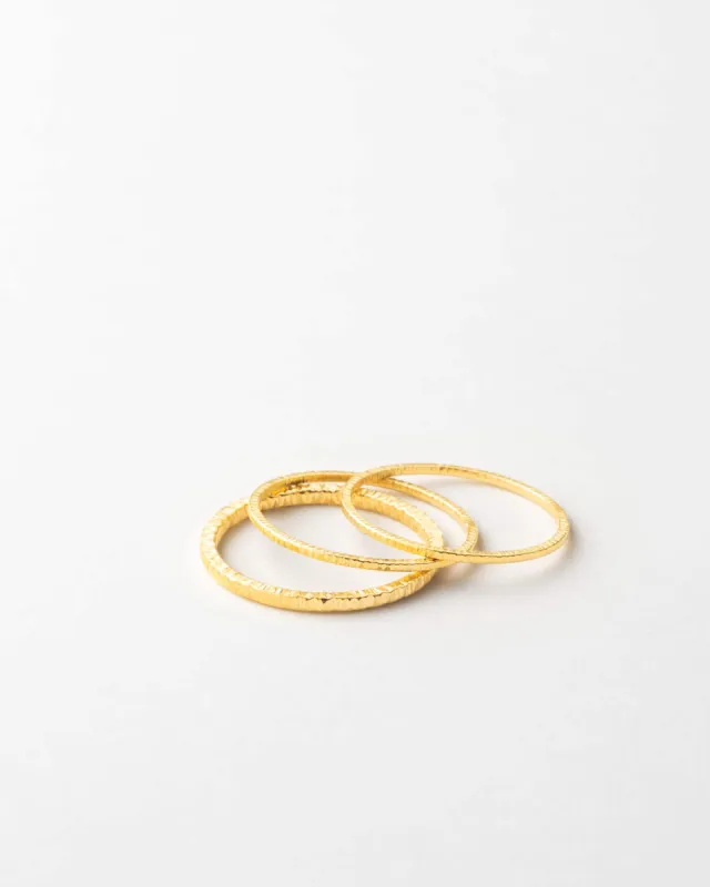 Golden Hour Stacking Rings sold by GLDN