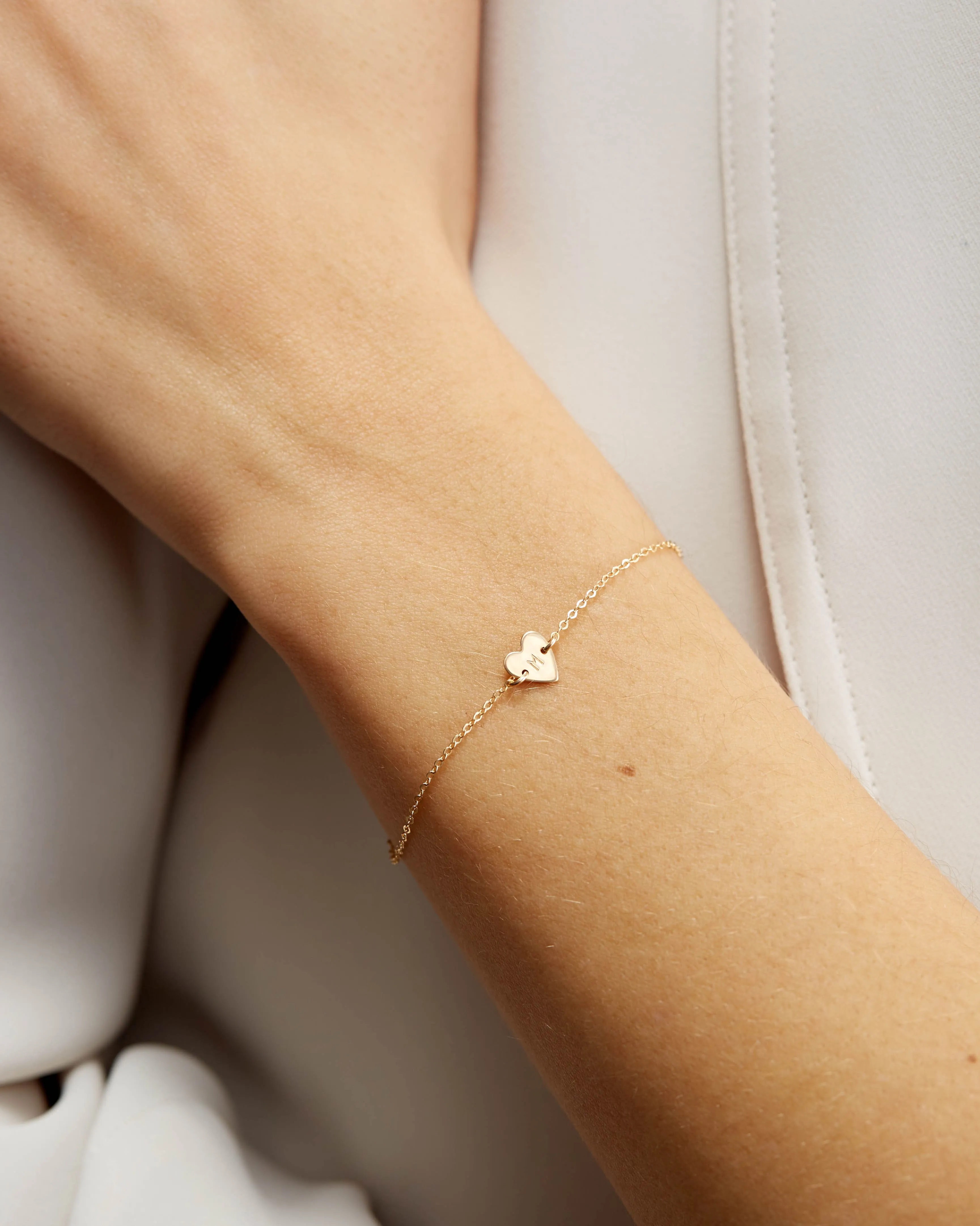 Frankie Heart Bracelet sold by GLDN product image thumbnail 5