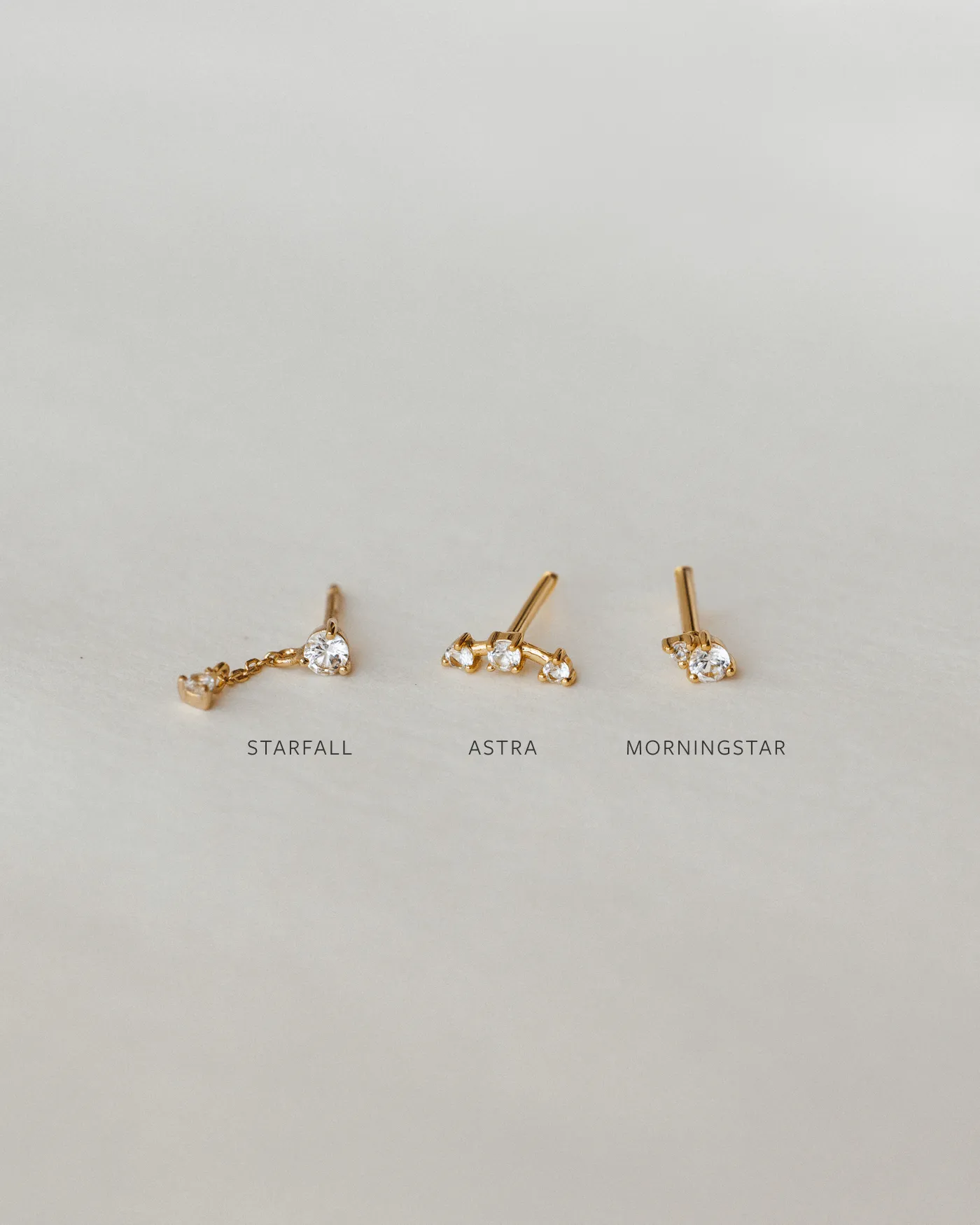 Stargazer Diamond Stud Set sold by GLDN product image thumbnail 4