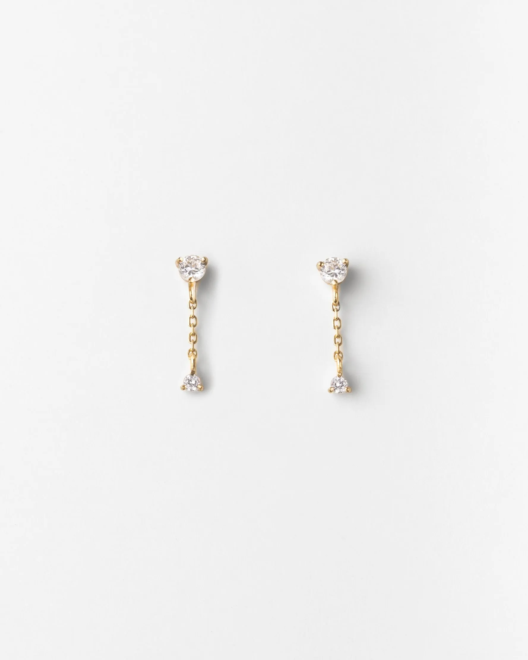 Starfall White Sapphire Earrings sold by GLDN
