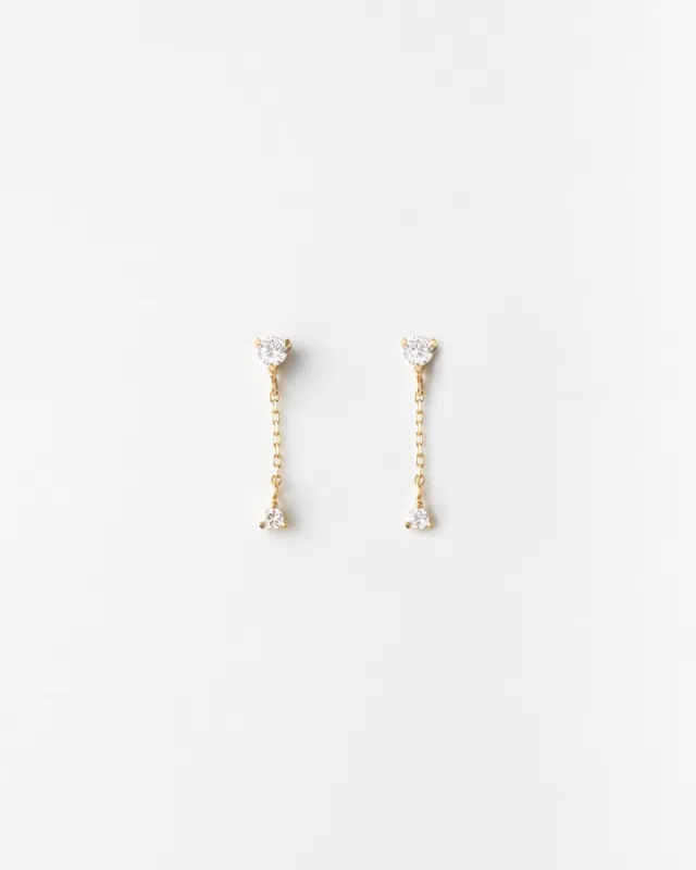 Starfall Diamond Earrings sold by GLDN