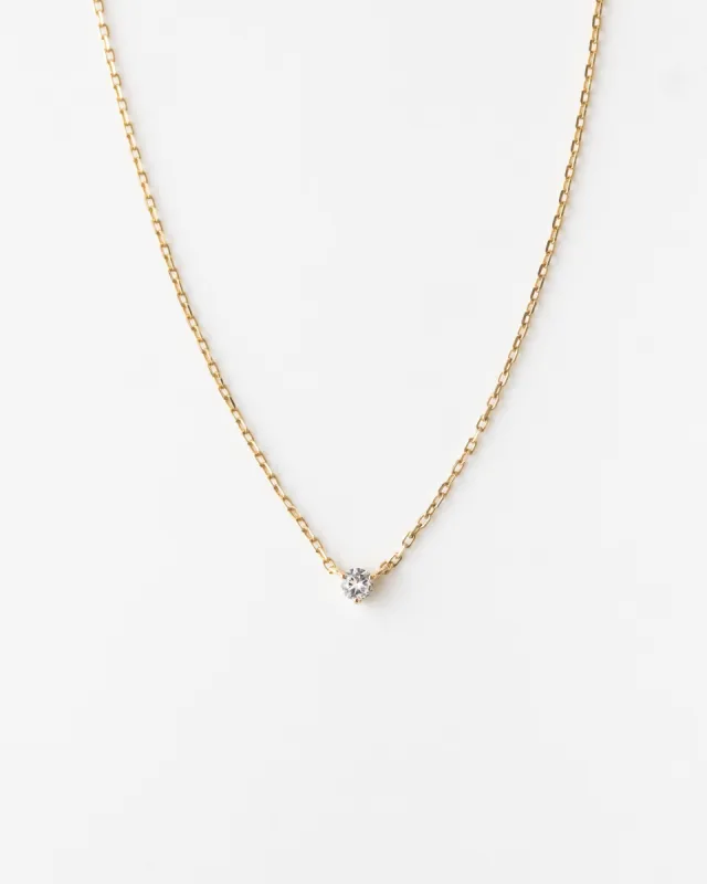 Polaris White Sapphire Necklace sold by GLDN