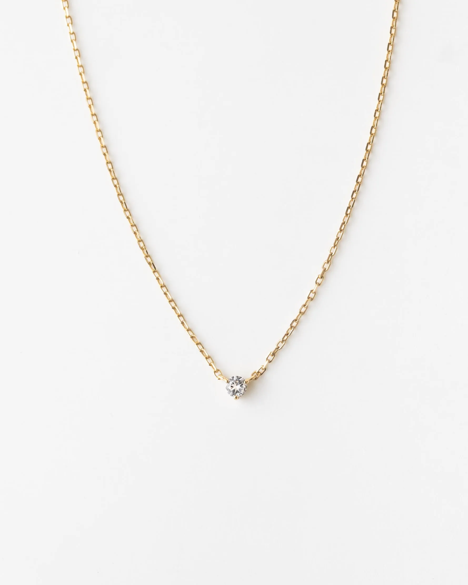 Polaris White Sapphire Necklace sold by GLDN