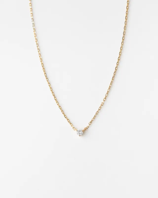 Polaris Diamond Solitaire Necklace sold by GLDN