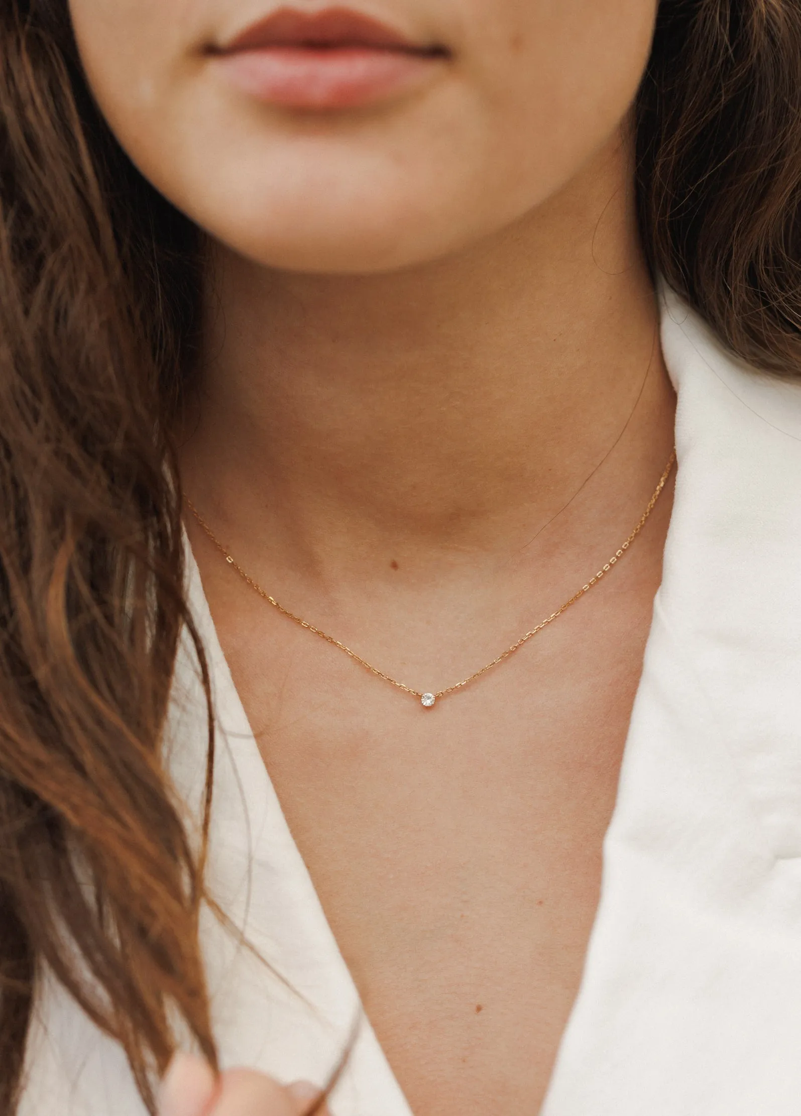 Polaris Diamond Solitaire Necklace sold by GLDN product image thumbnail 2