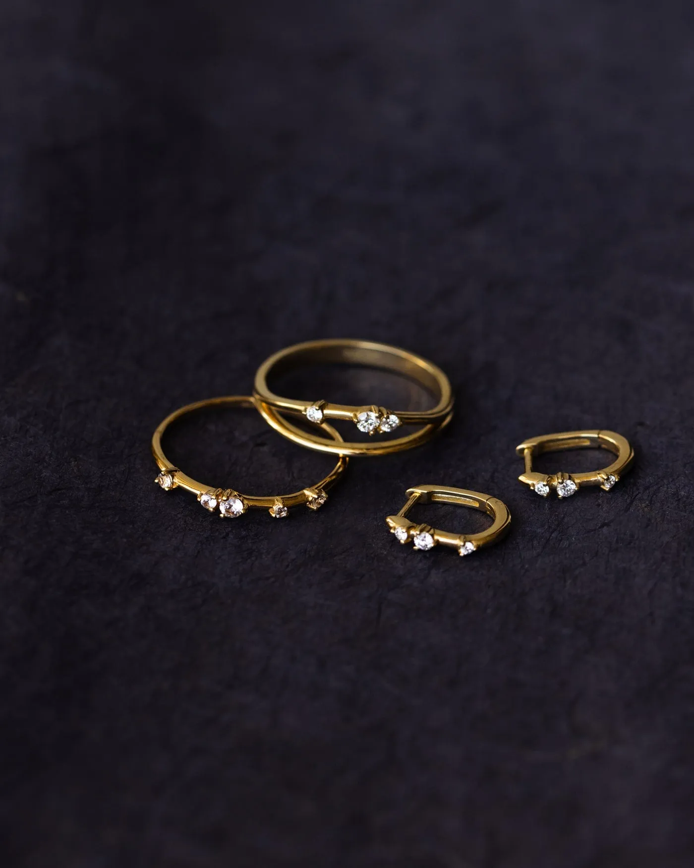 Orion Diamond Hoops sold by GLDN product image thumbnail 5