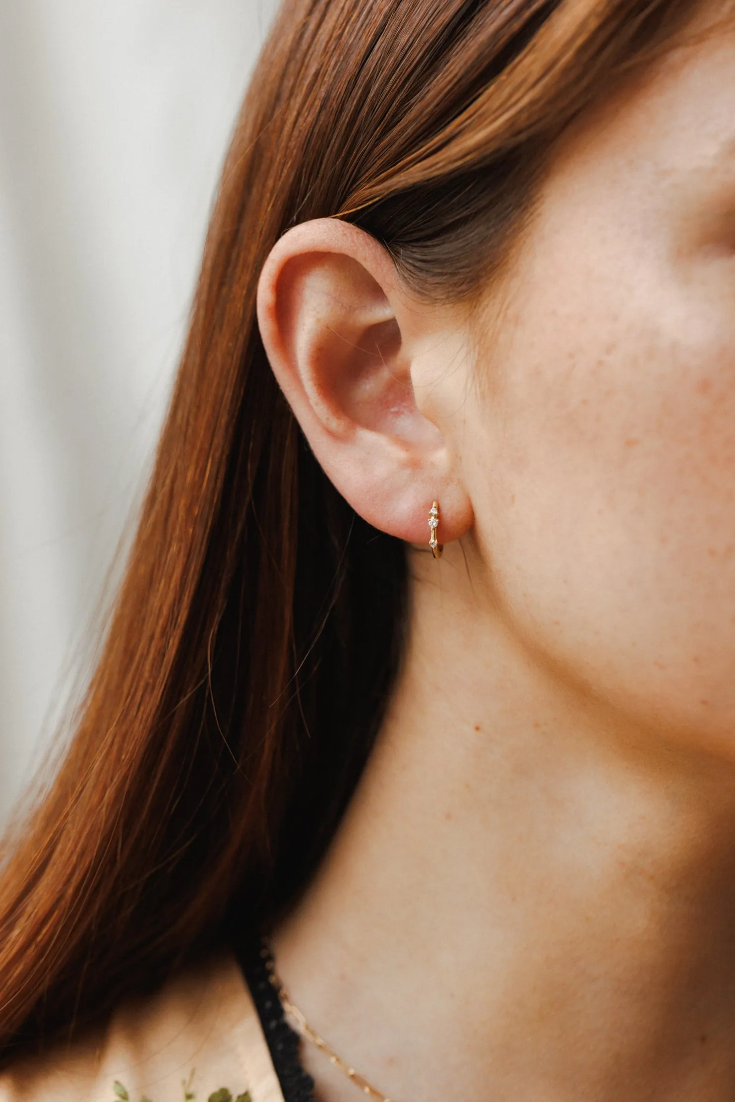 Orion Diamond Hoops sold by GLDN product image thumbnail 2