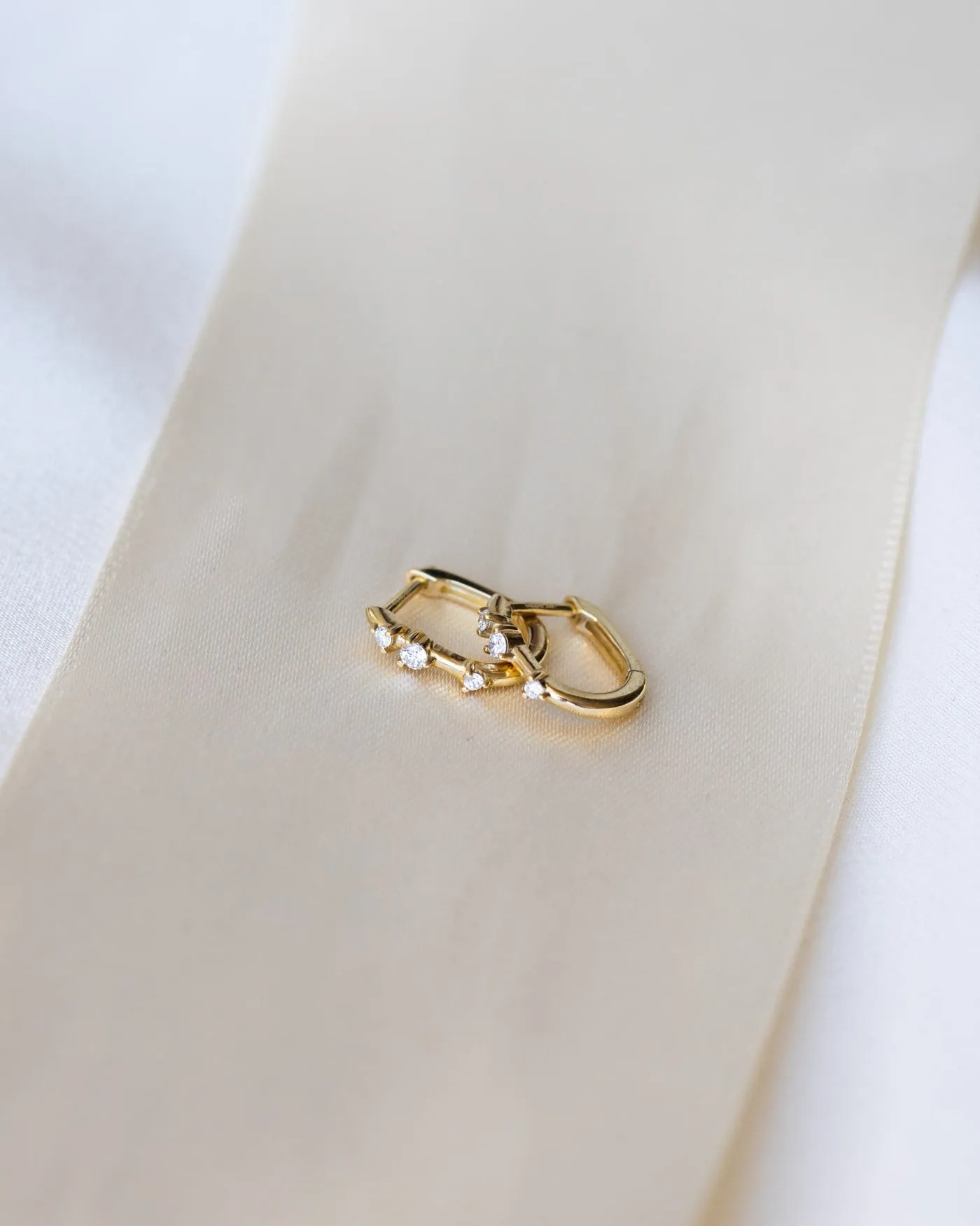 Orion Diamond Hoops sold by GLDN