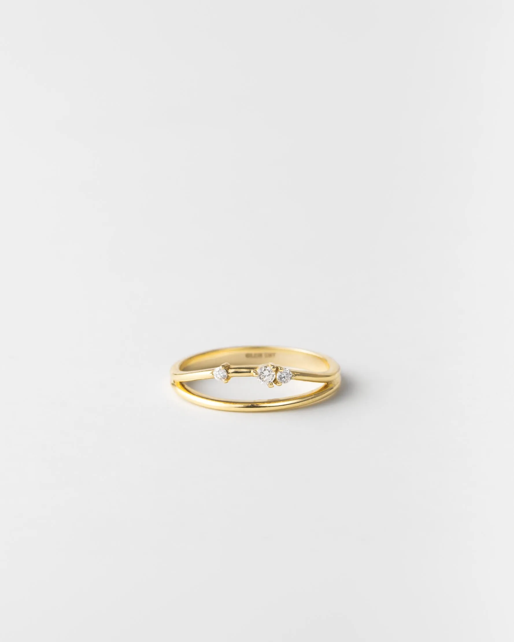 Eclipse White Sapphire Ring sold by GLDN product image thumbnail 4