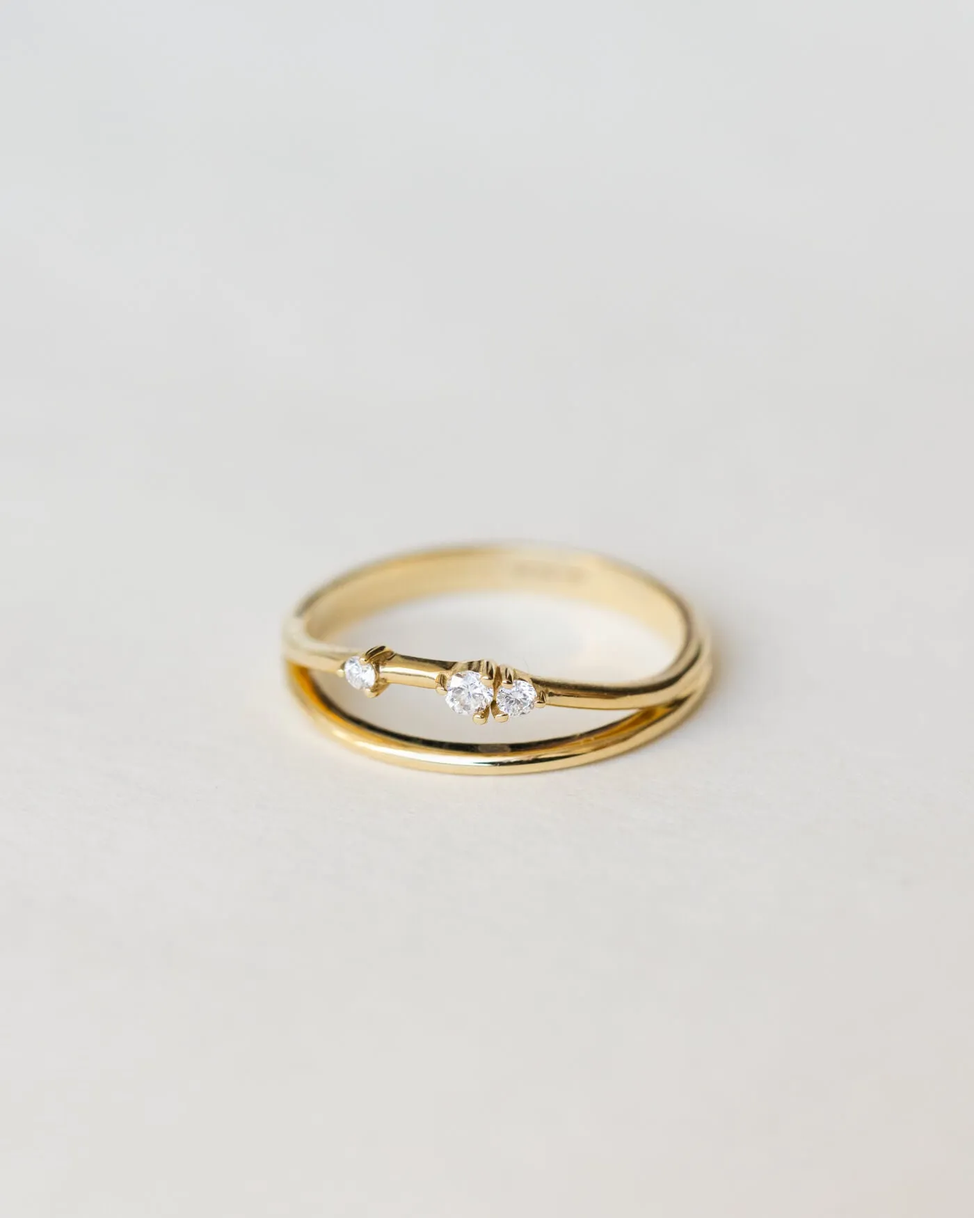 Eclipse White Sapphire Ring sold by GLDN