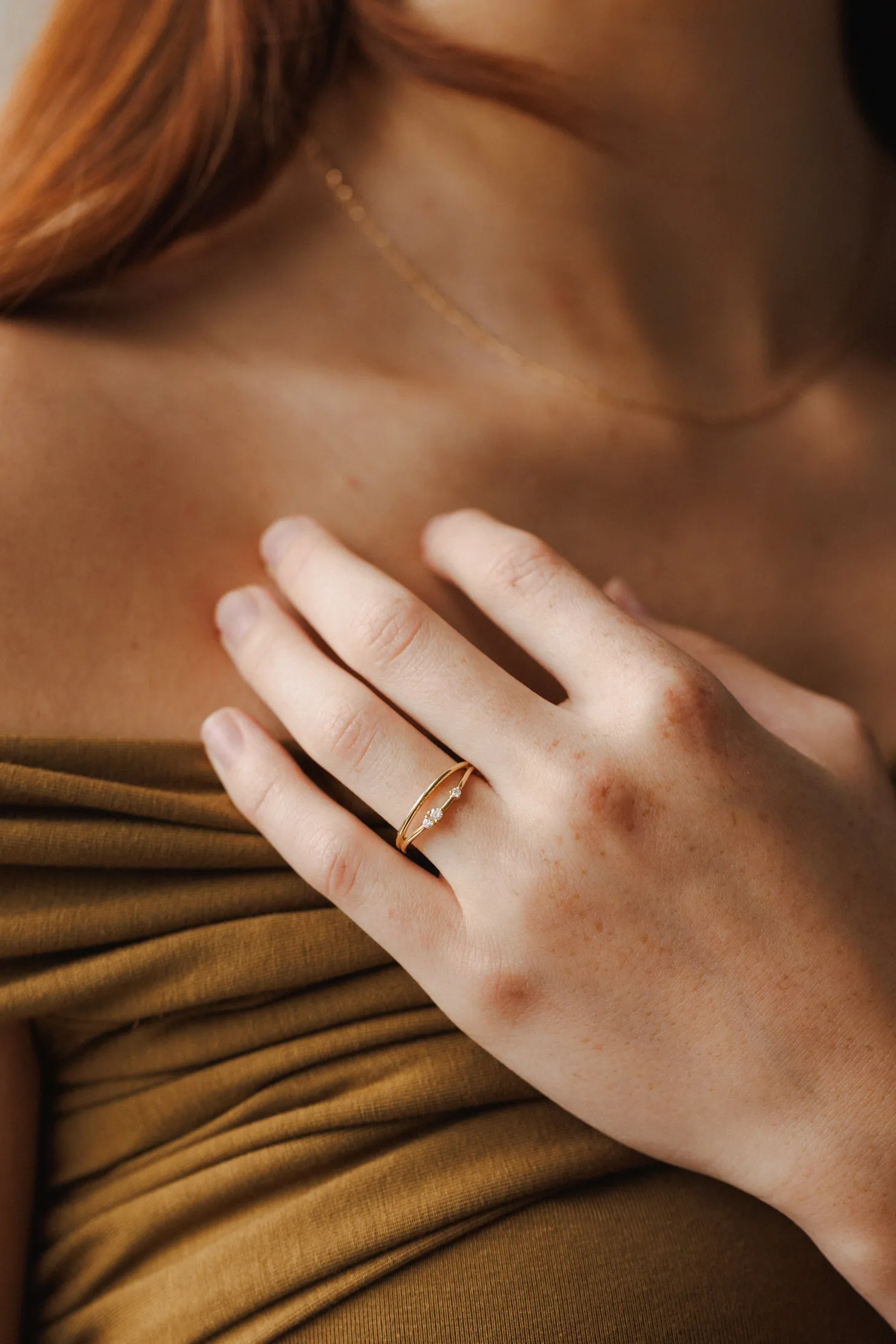 Eclipse Diamond Ring sold by GLDN product image thumbnail 2