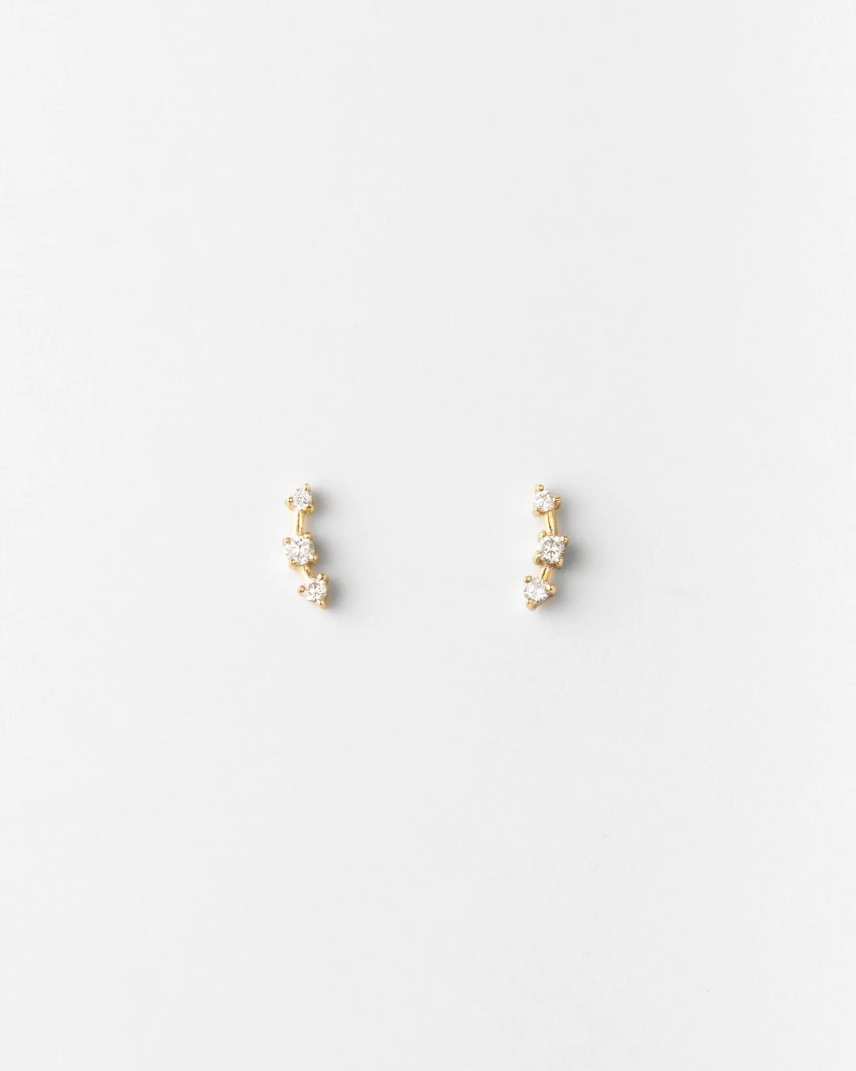 Astra Diamond Bar Studs sold by GLDN product image thumbnail 2