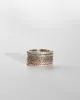 Silver Aura Birthstone Stacking Ring sold by GLDN