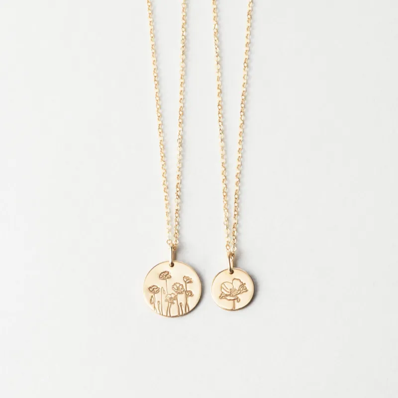 Poppy Necklace sold by GLDN