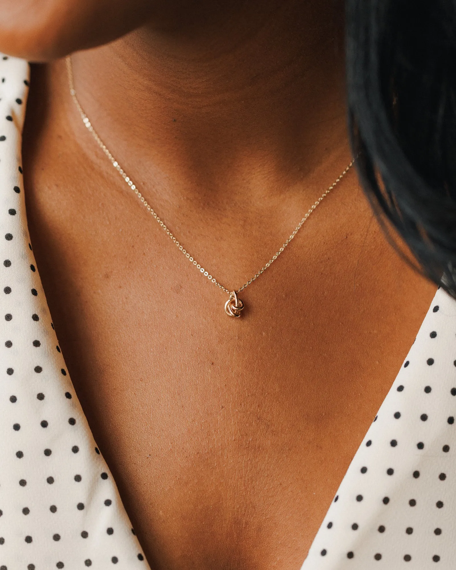 Eternal Knot Necklace sold by GLDN product image thumbnail 3