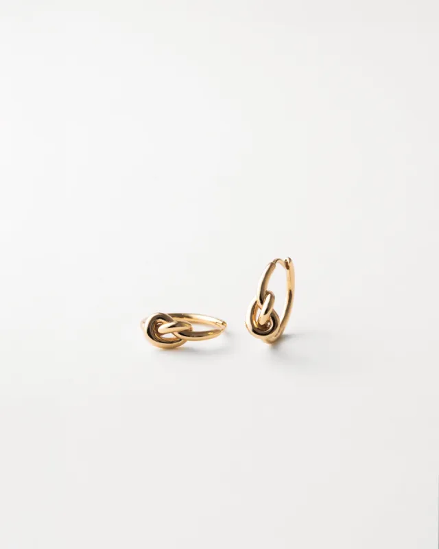 Eternal Knot Hoops sold by GLDN