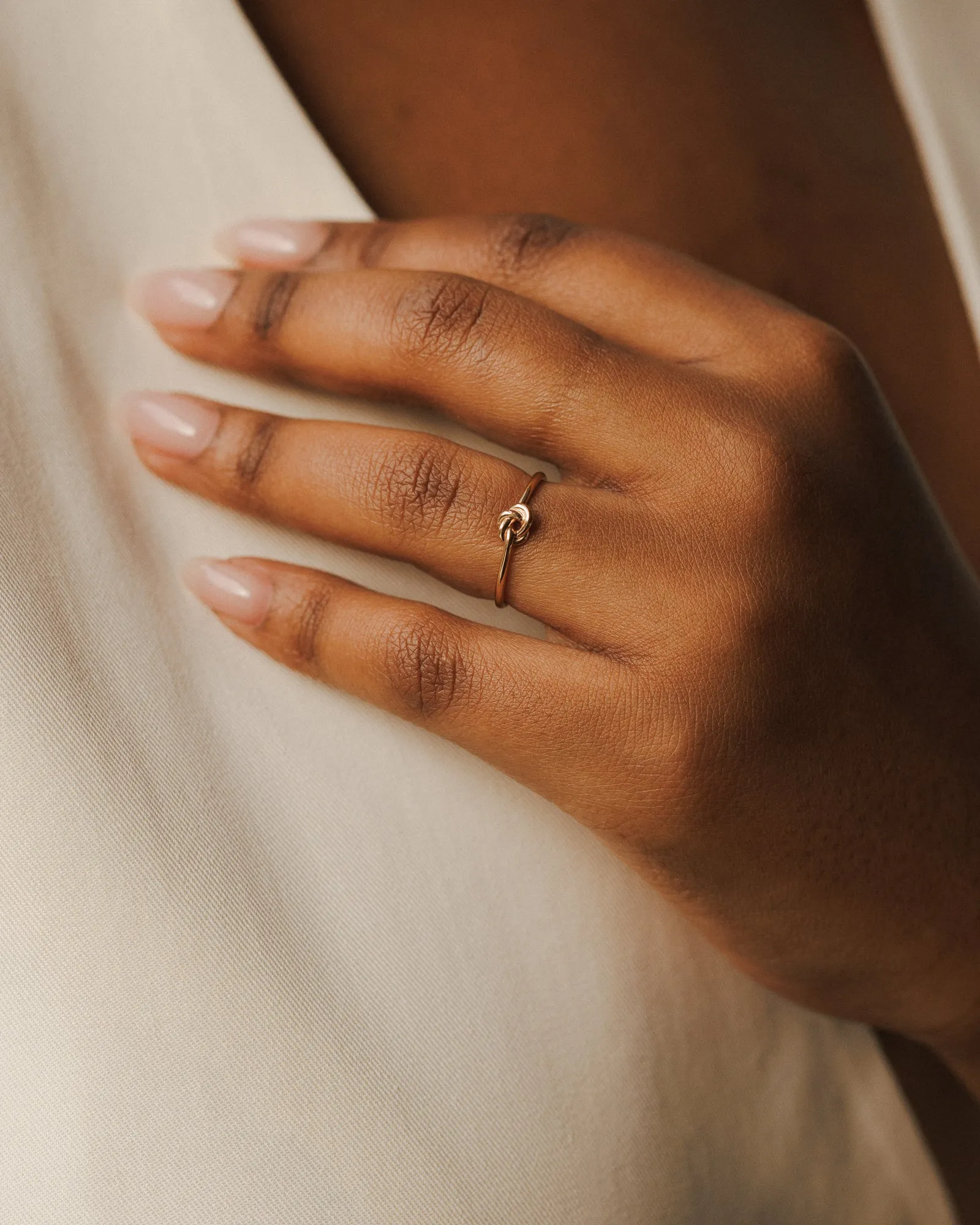Eternal Knot Dainty Ring sold by GLDN product image thumbnail 3