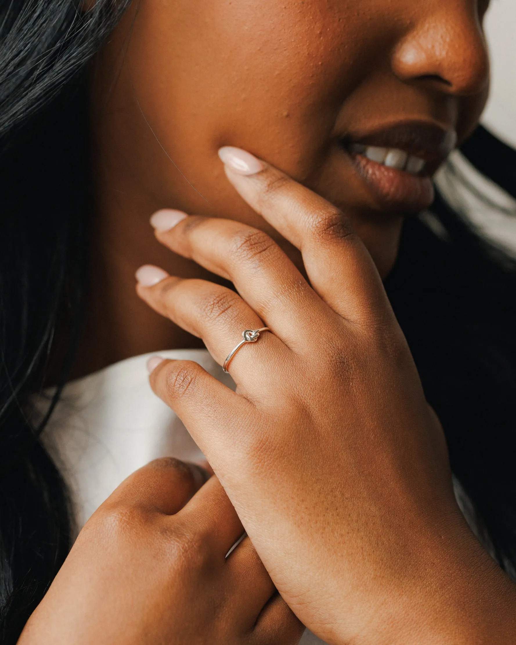 Eternal Knot Dainty Ring sold by GLDN product image thumbnail 5