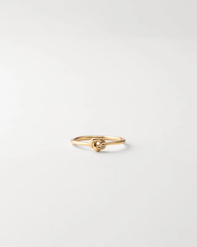 Eternal Knot Dainty Ring sold by GLDN