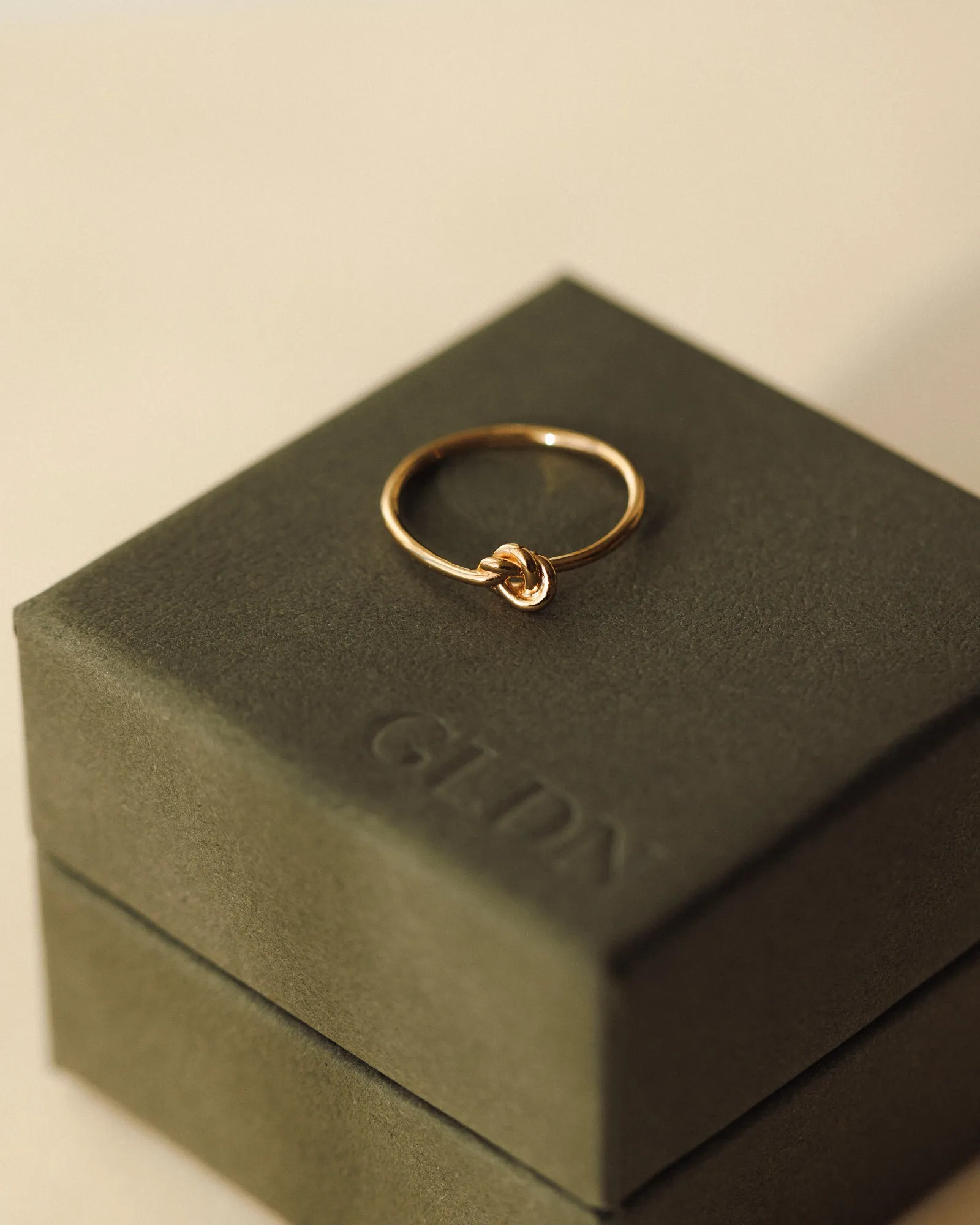 Eternal Knot Dainty Ring sold by GLDN product image thumbnail 4