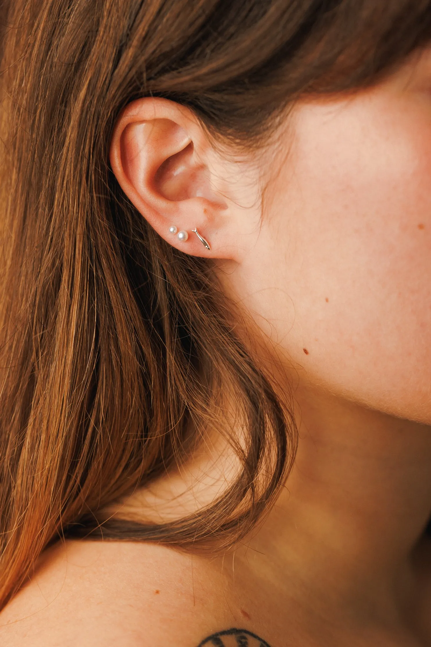 Sardine Studs sold by GLDN product image thumbnail 5