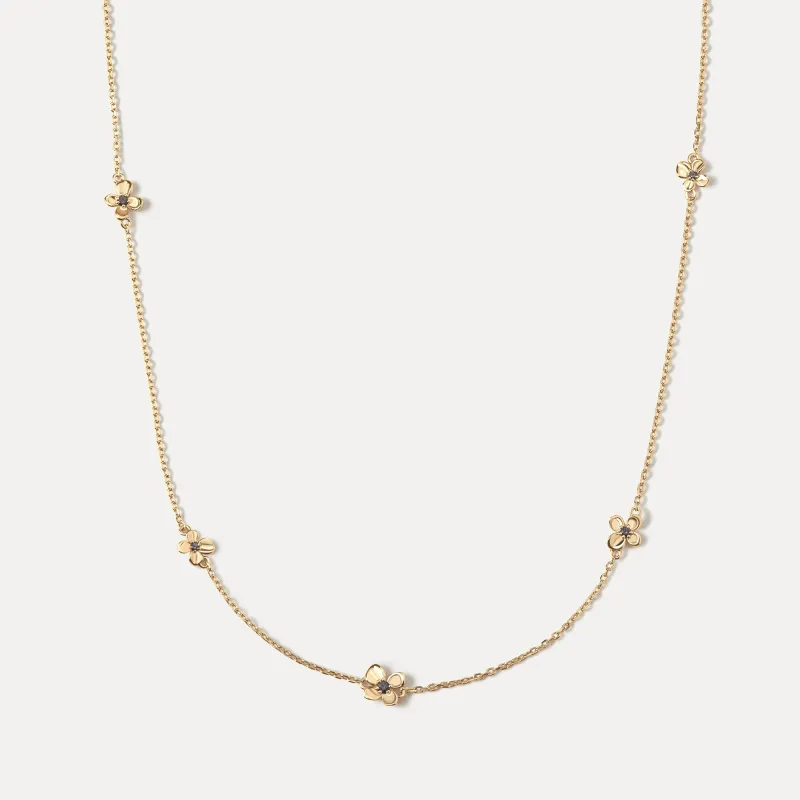 Midnight Blossom Necklace sold by GLDN