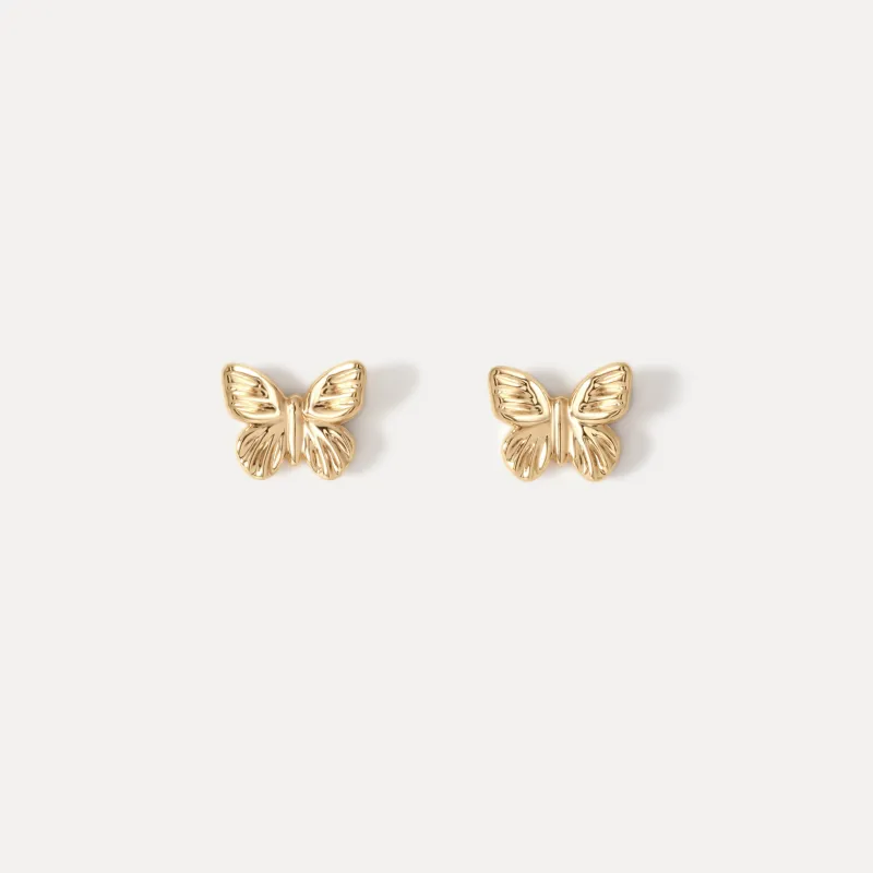 Butterfly Studs sold by GLDN