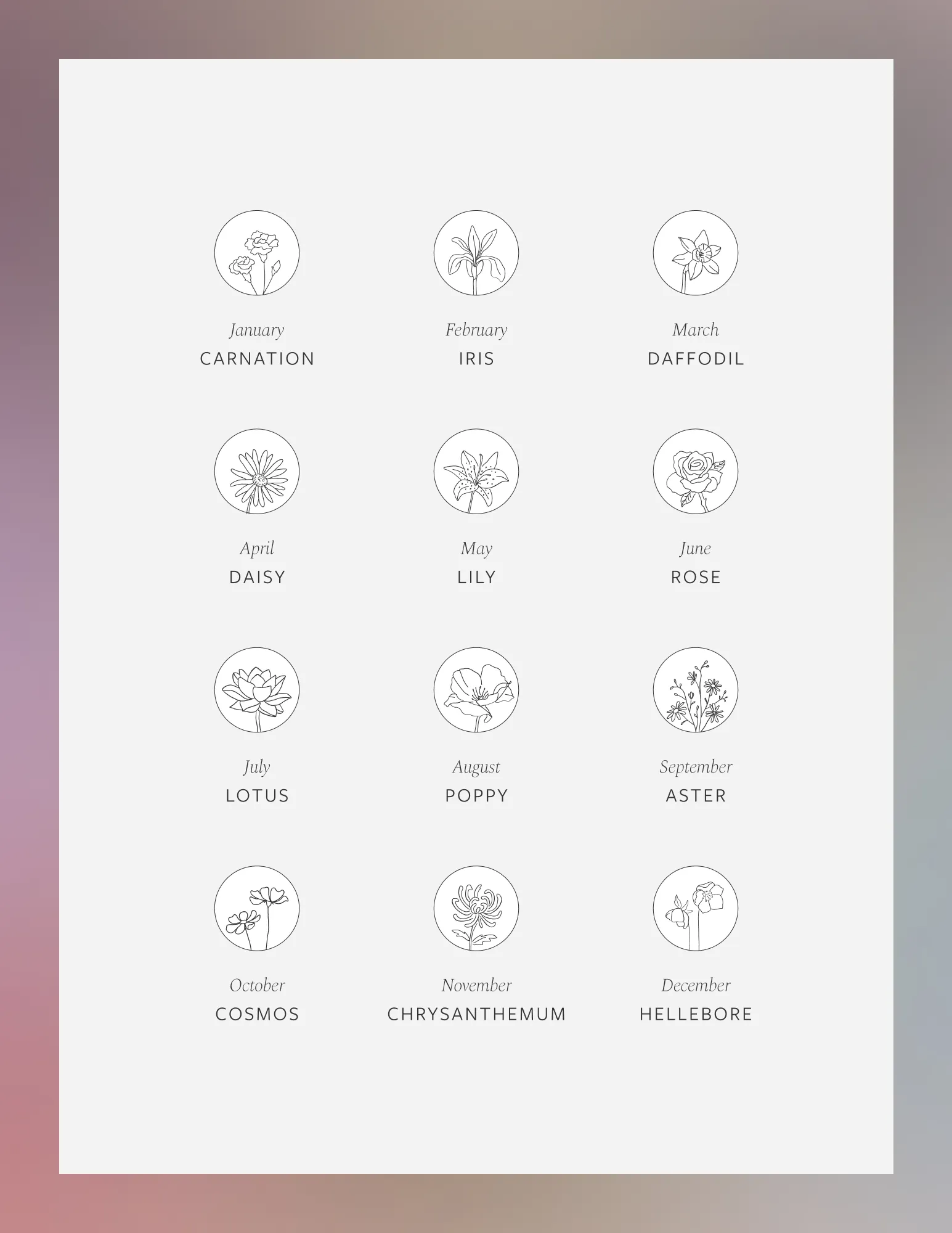 Aura Birthday Necklace sold by GLDN product image thumbnail 5