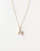 Pearl Initial Necklace sold by GLDN