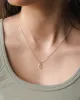 Pearl Initial Necklace sold by GLDN