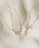 Pearl Initial Necklace sold by GLDN