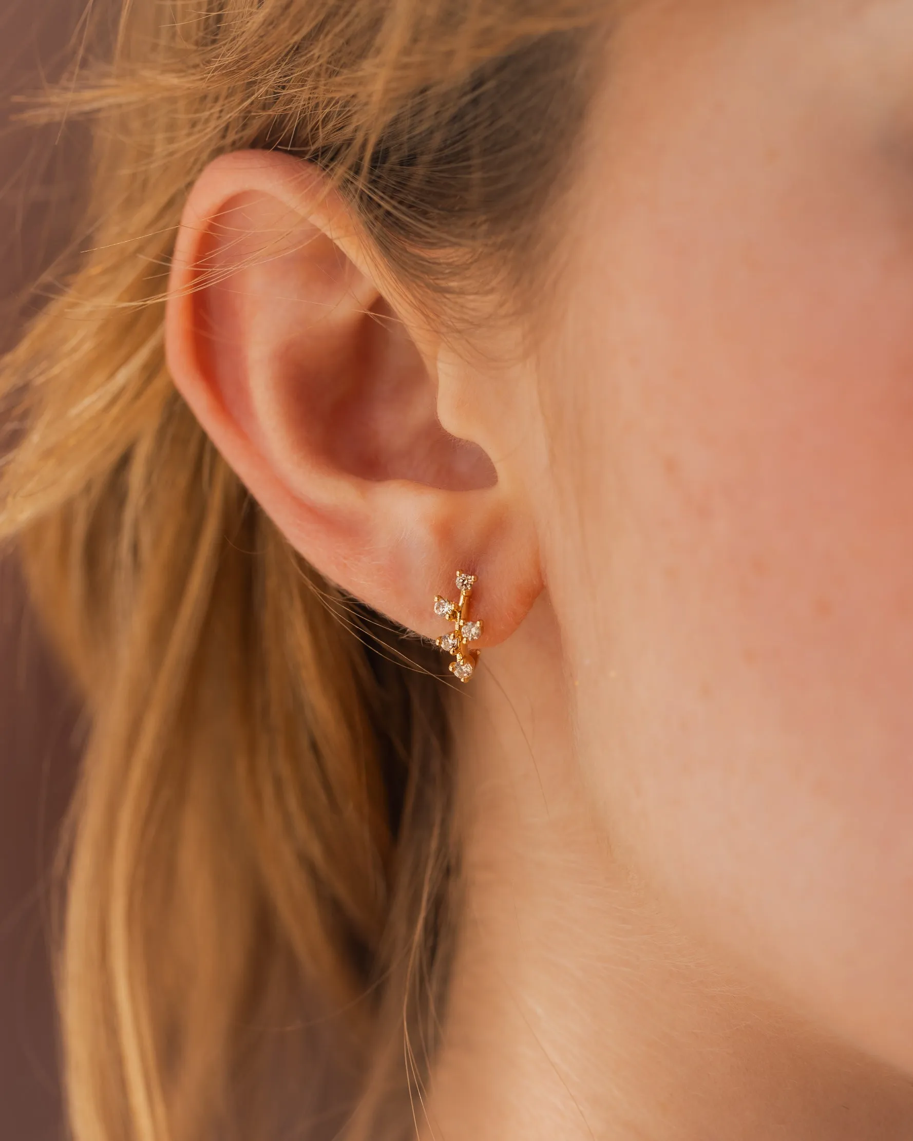 Dewdrop Hoops sold by GLDN product image thumbnail 4