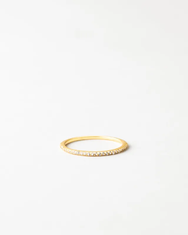 Odessa White Sapphire Ring sold by GLDN