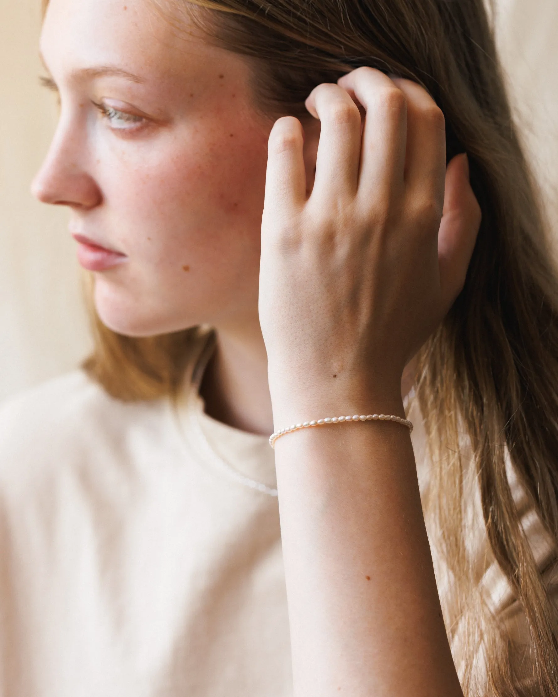 Mini Pearl Strand Bracelet sold by GLDN product image thumbnail 2