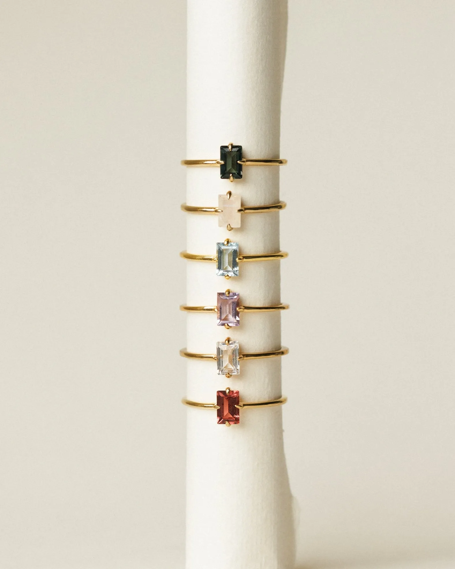 Subtle Ruby Grand Baguette Ring sold by GLDN product image thumbnail 4