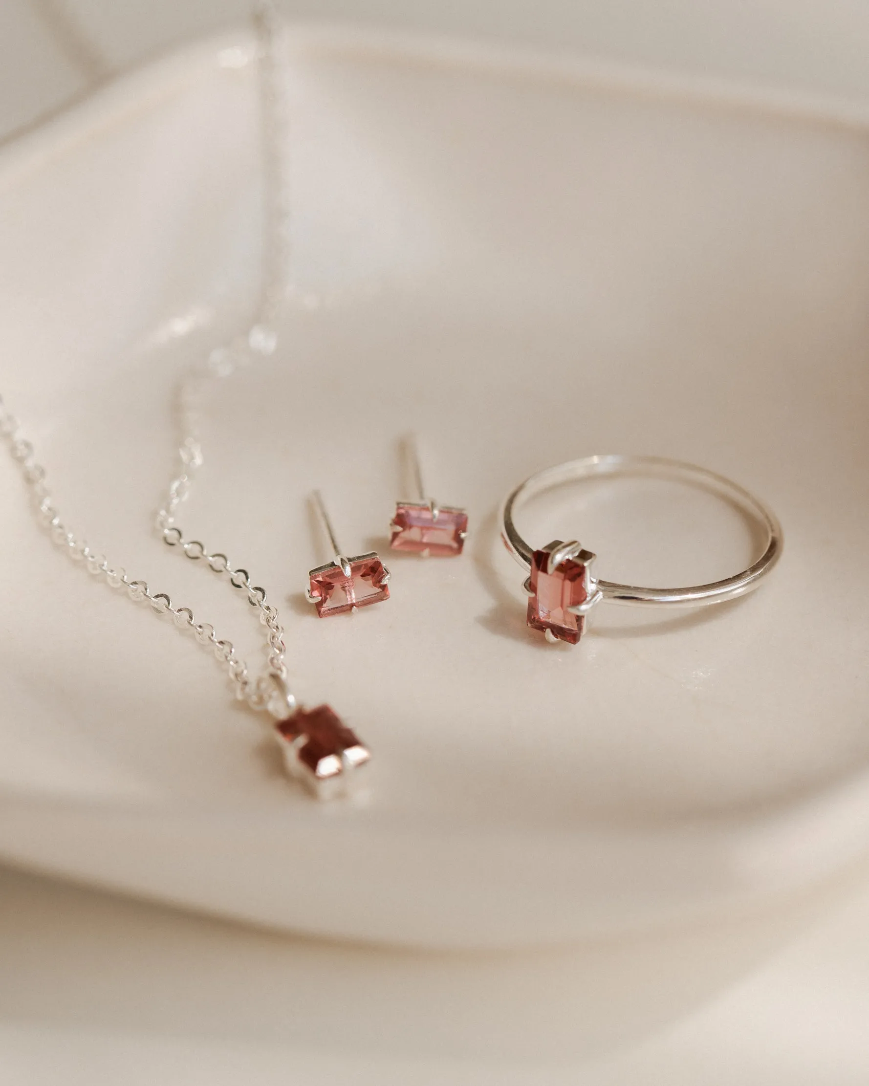 Subtle Ruby Grand Baguette Ring sold by GLDN product image thumbnail 5