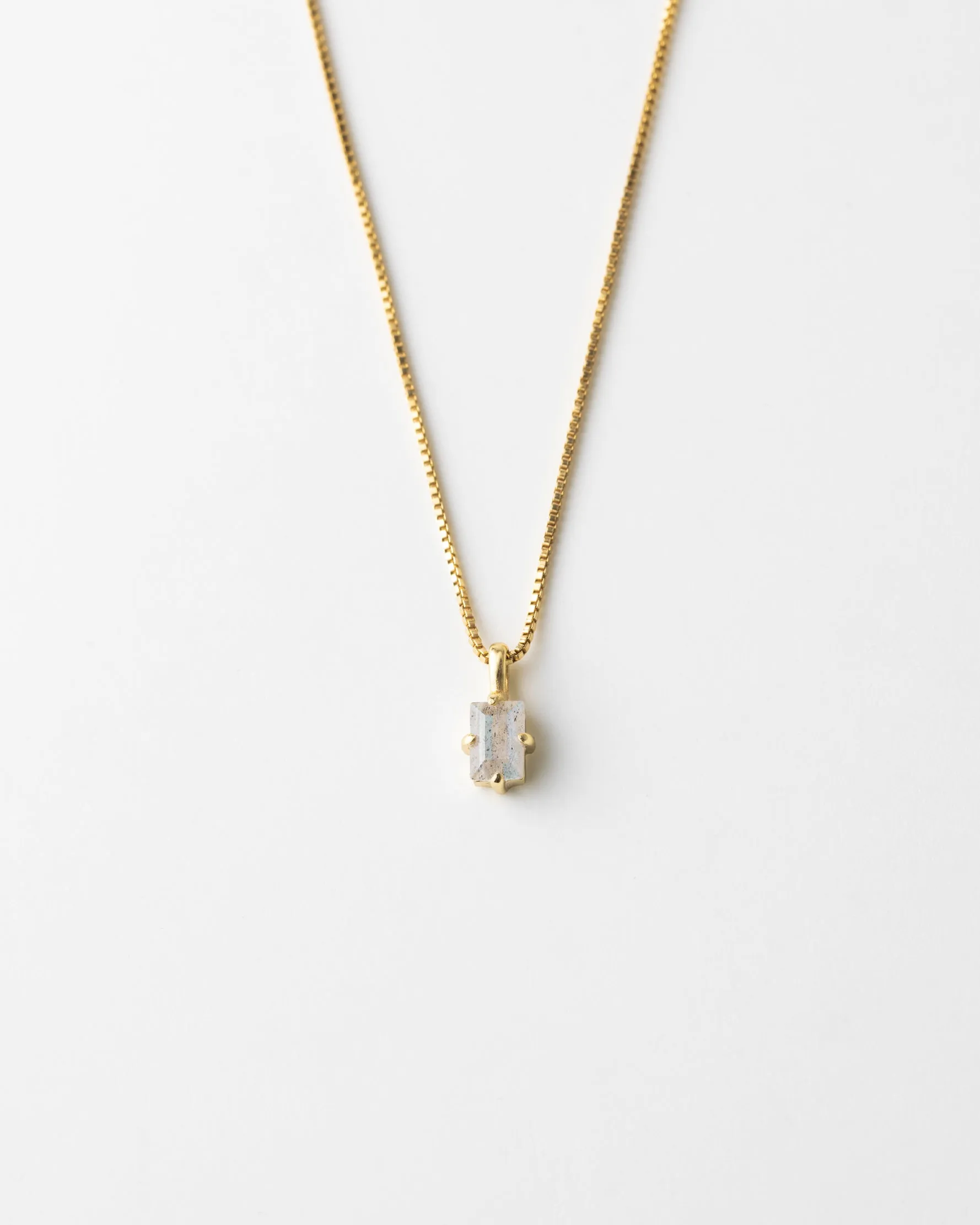 Labradorite Grand Baguette Necklace sold by GLDN